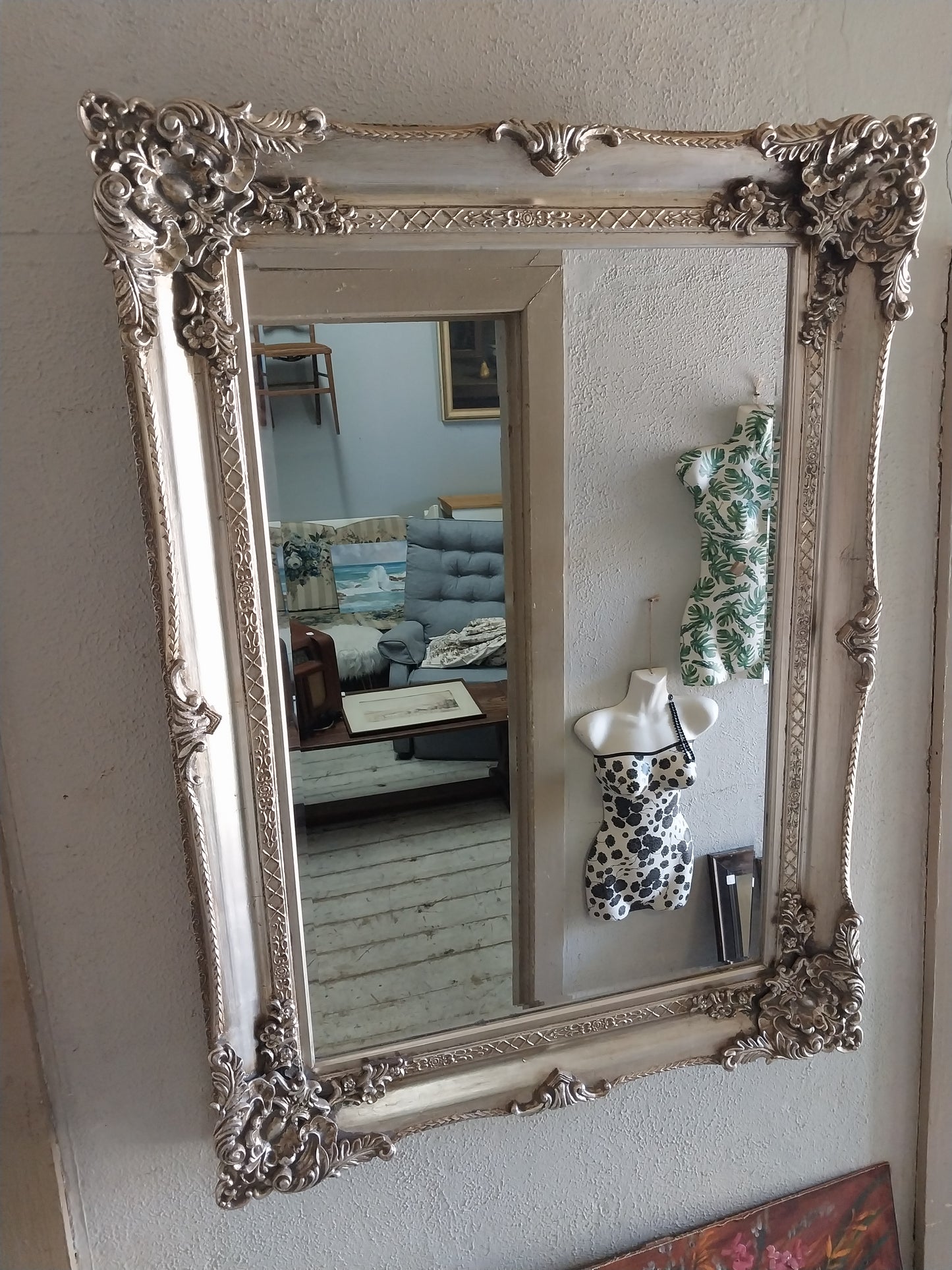 Ornate beveled Mirror