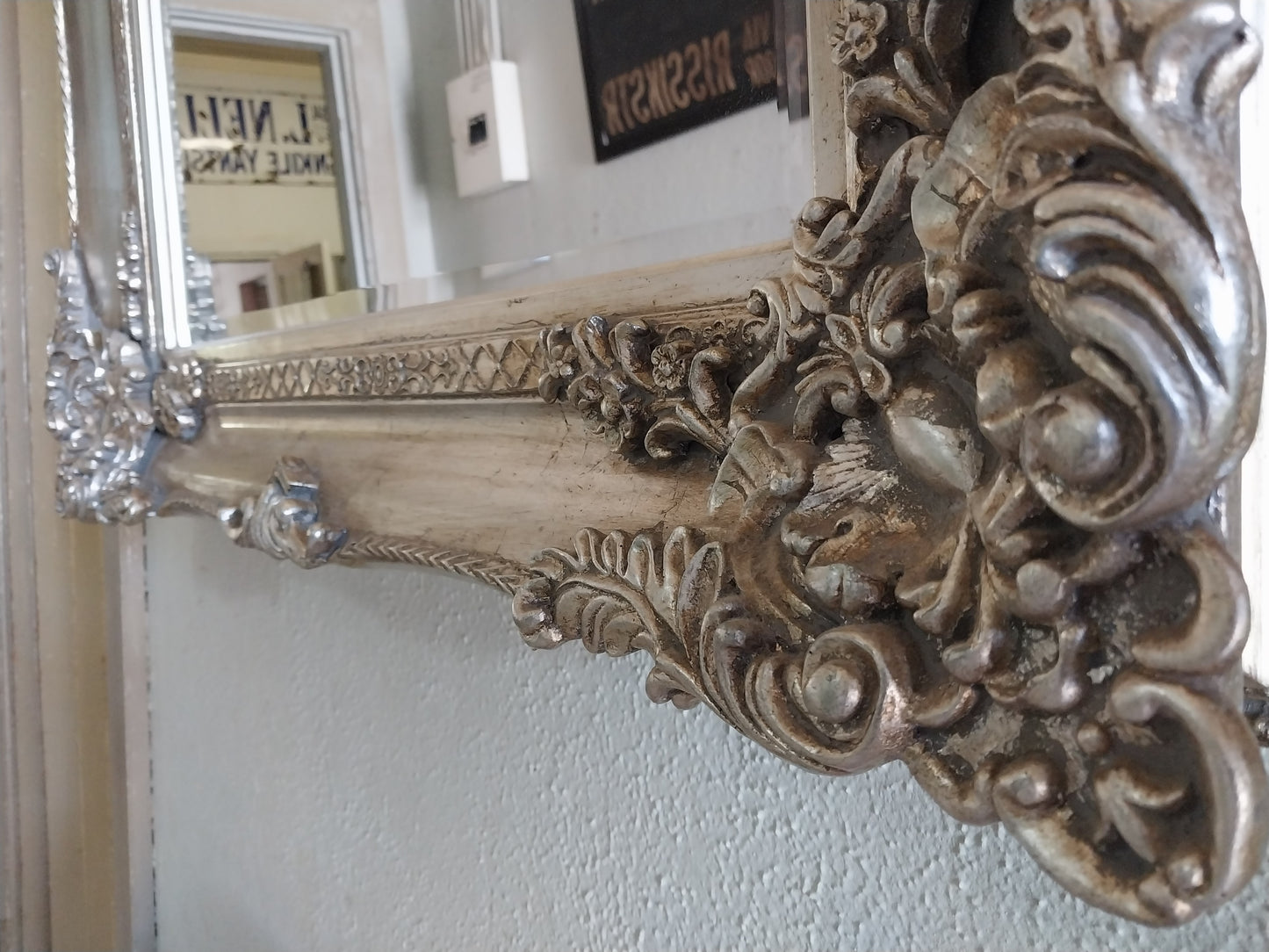 Ornate beveled Mirror