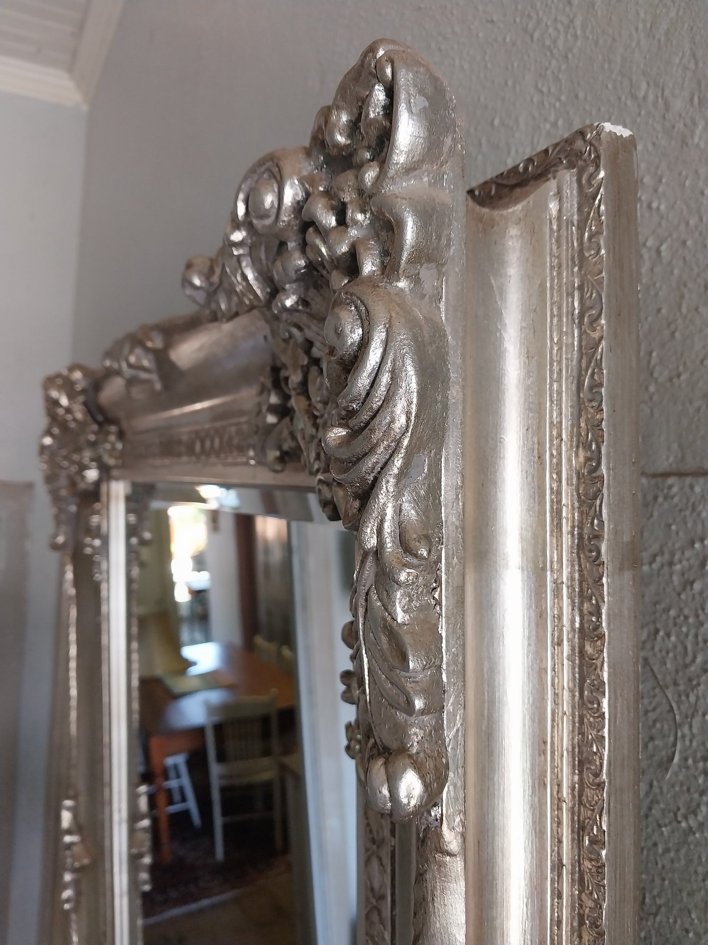 Ornate beveled Mirror