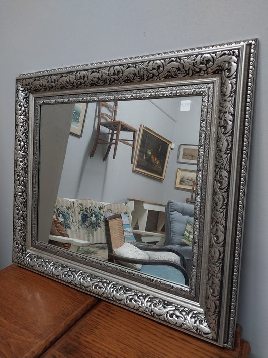 Mirror in silver frame