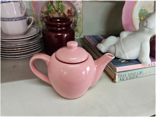Small pink teapot