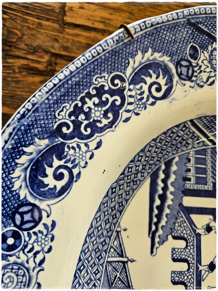 Large Iron Stone China ceramic plate