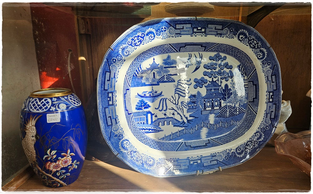 Large Iron Stone China ceramic plate