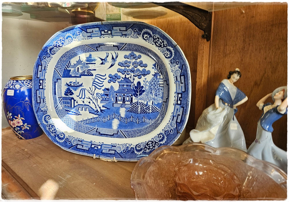 Large Iron Stone China ceramic plate