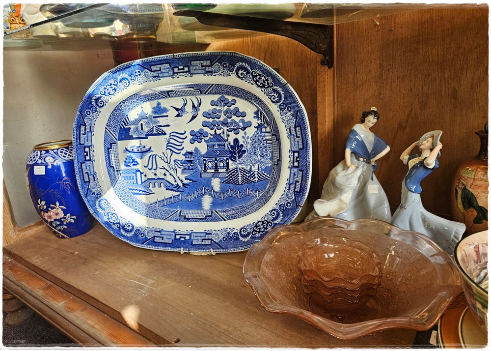 Large Iron Stone China ceramic plate