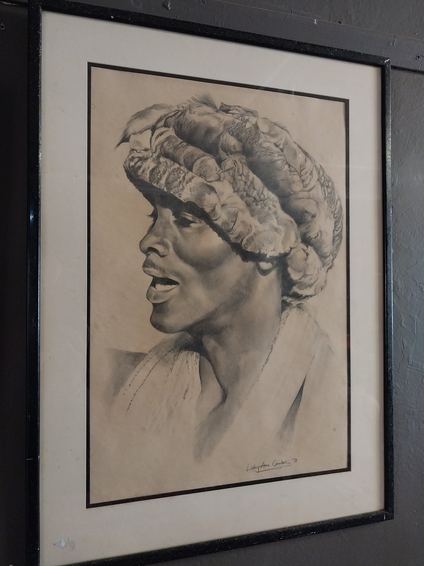 Pair of pencil drawings