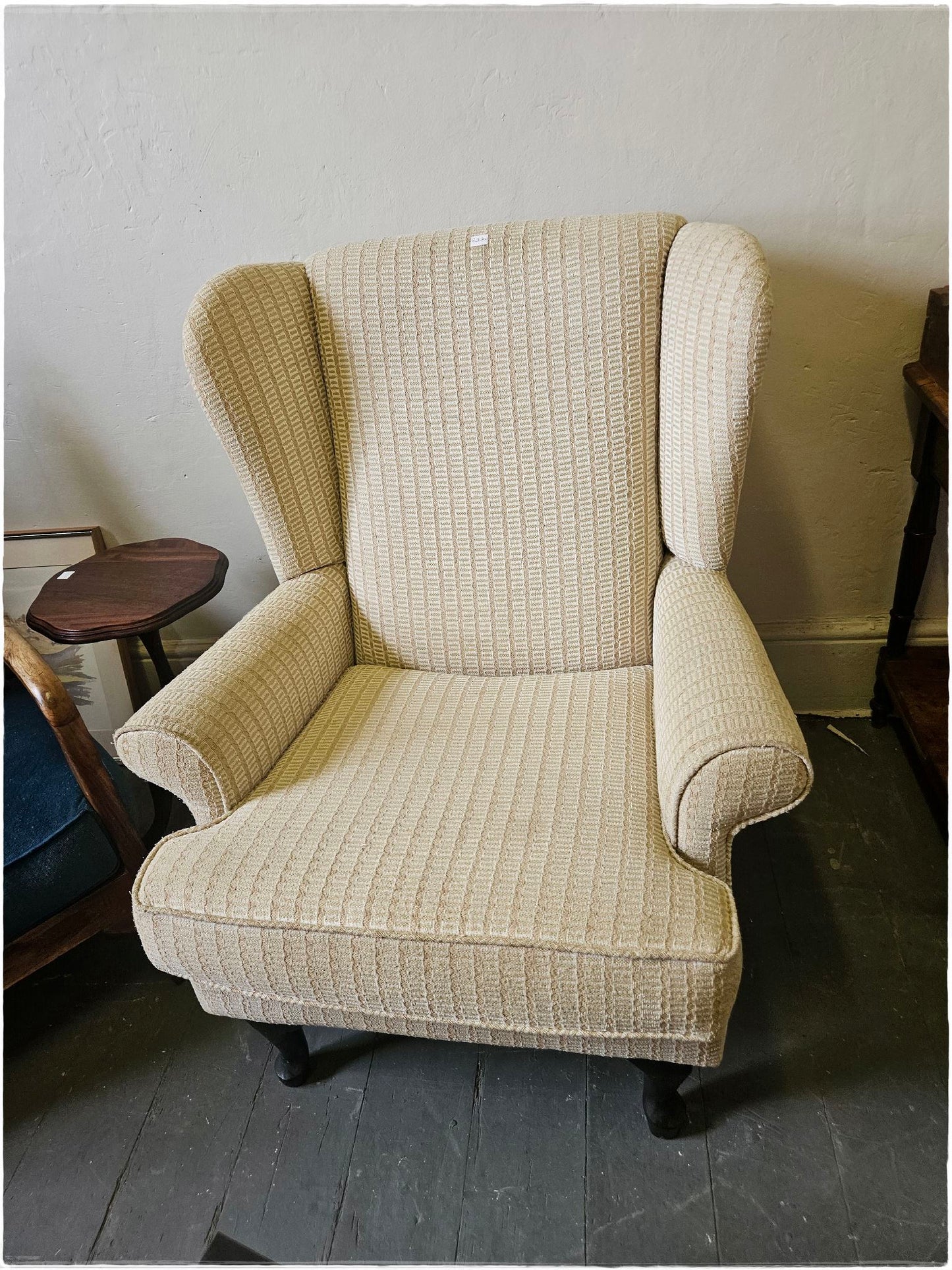 Cream Wingback chair