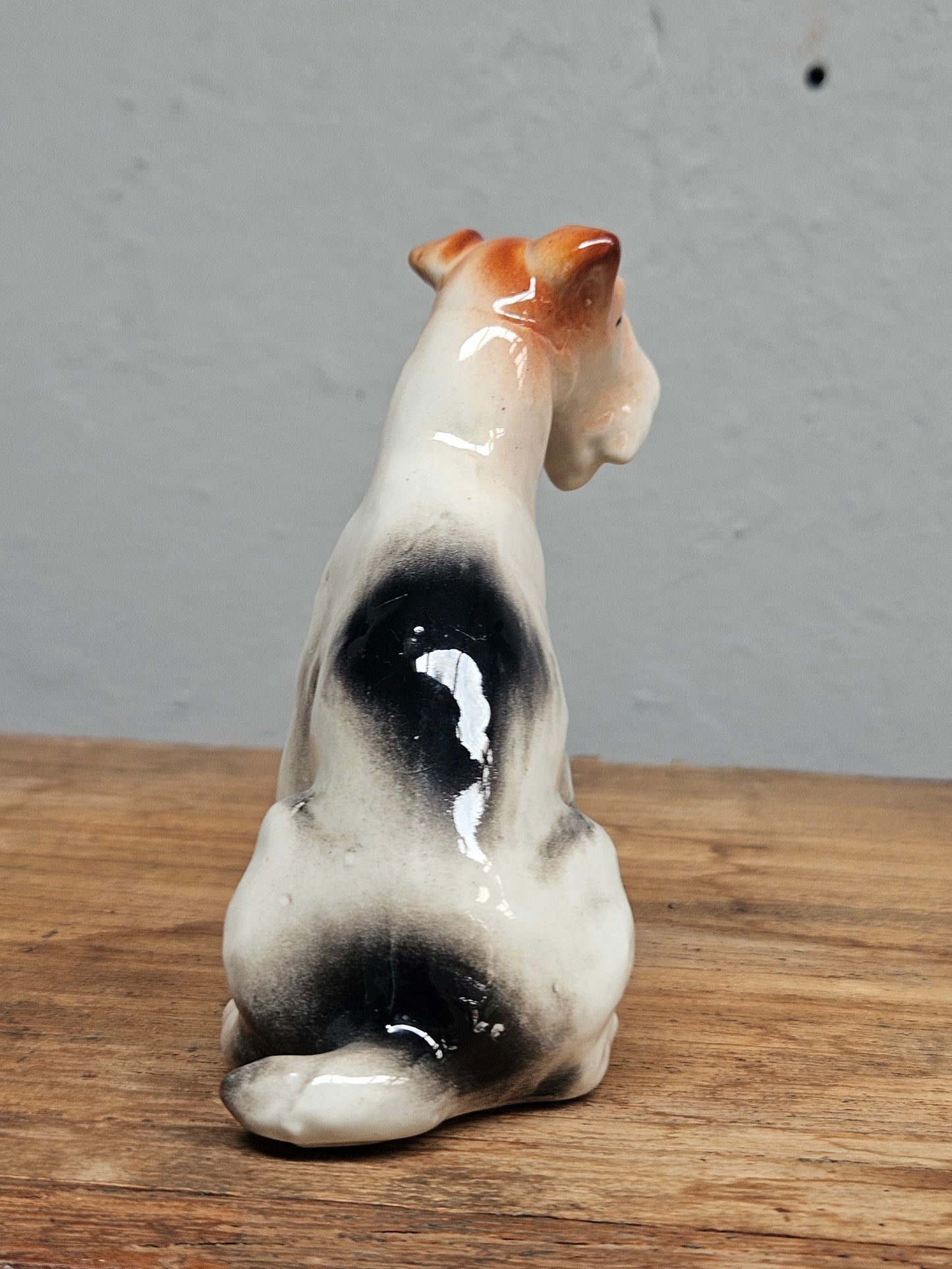 Ceramic dog figurine