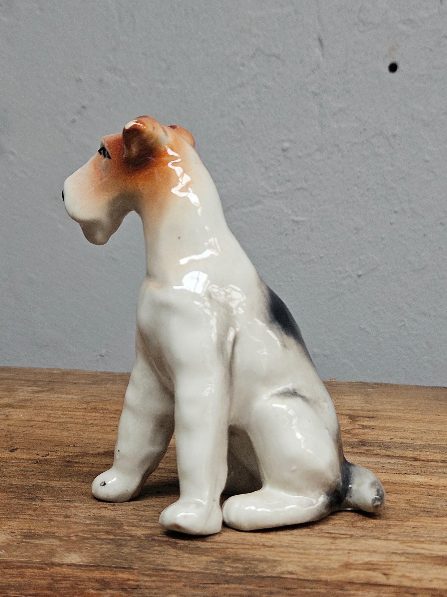 Ceramic dog figurine