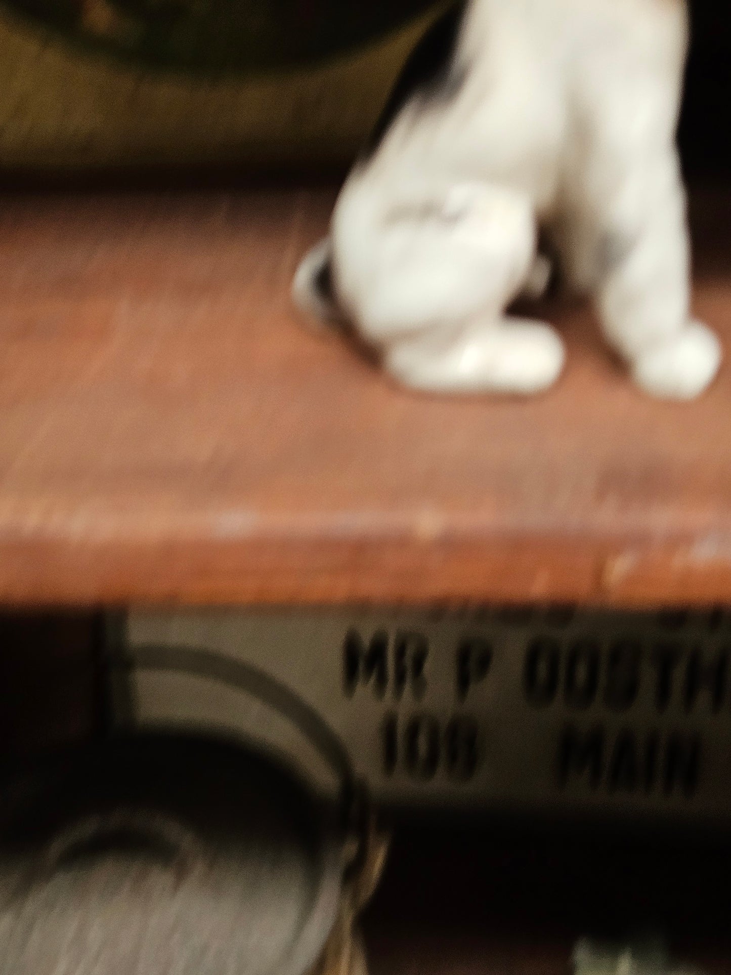Ceramic dog figurine