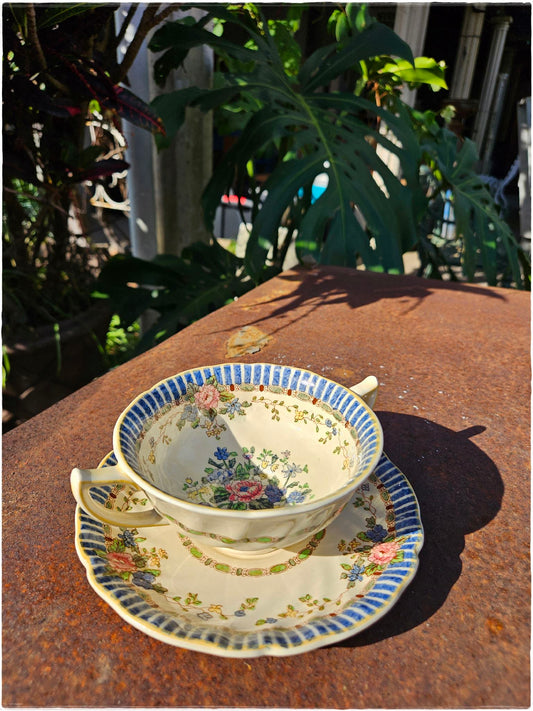 Royal Doulton soup bowl and saucer