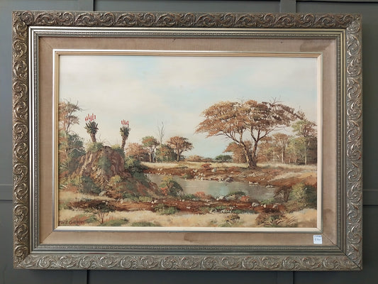 Painting by WP Grobler