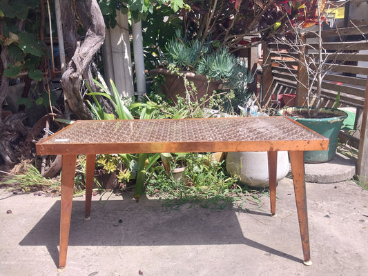 Copper coffee table
