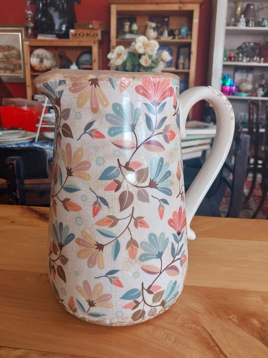 Floral jug