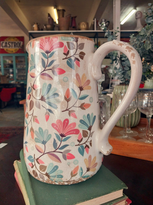 Floral jug
