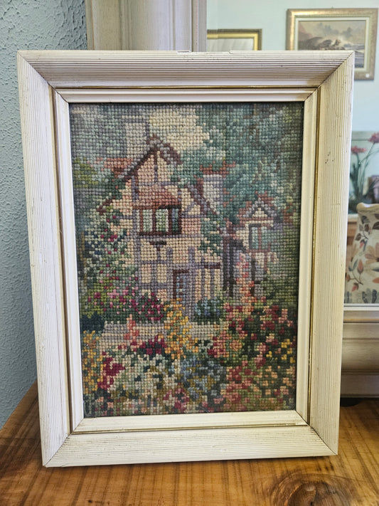 Garden cottage tapestry