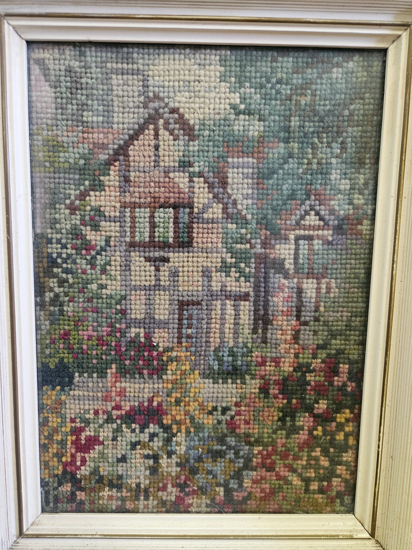 Garden cottage tapestry