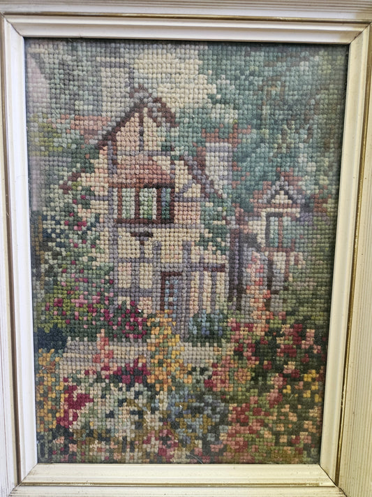 Garden cottage tapestry