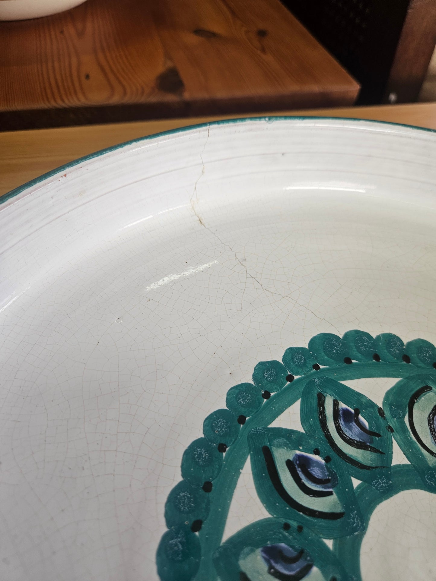 Large flat bowl by The Old Jar Pottery