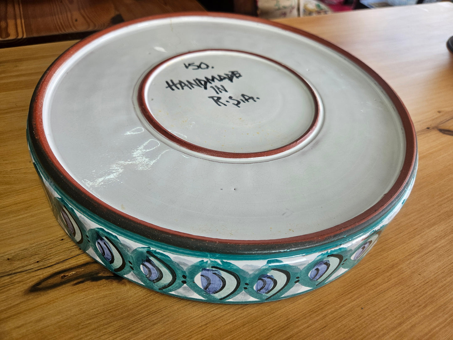 Large flat bowl by The Old Jar Pottery