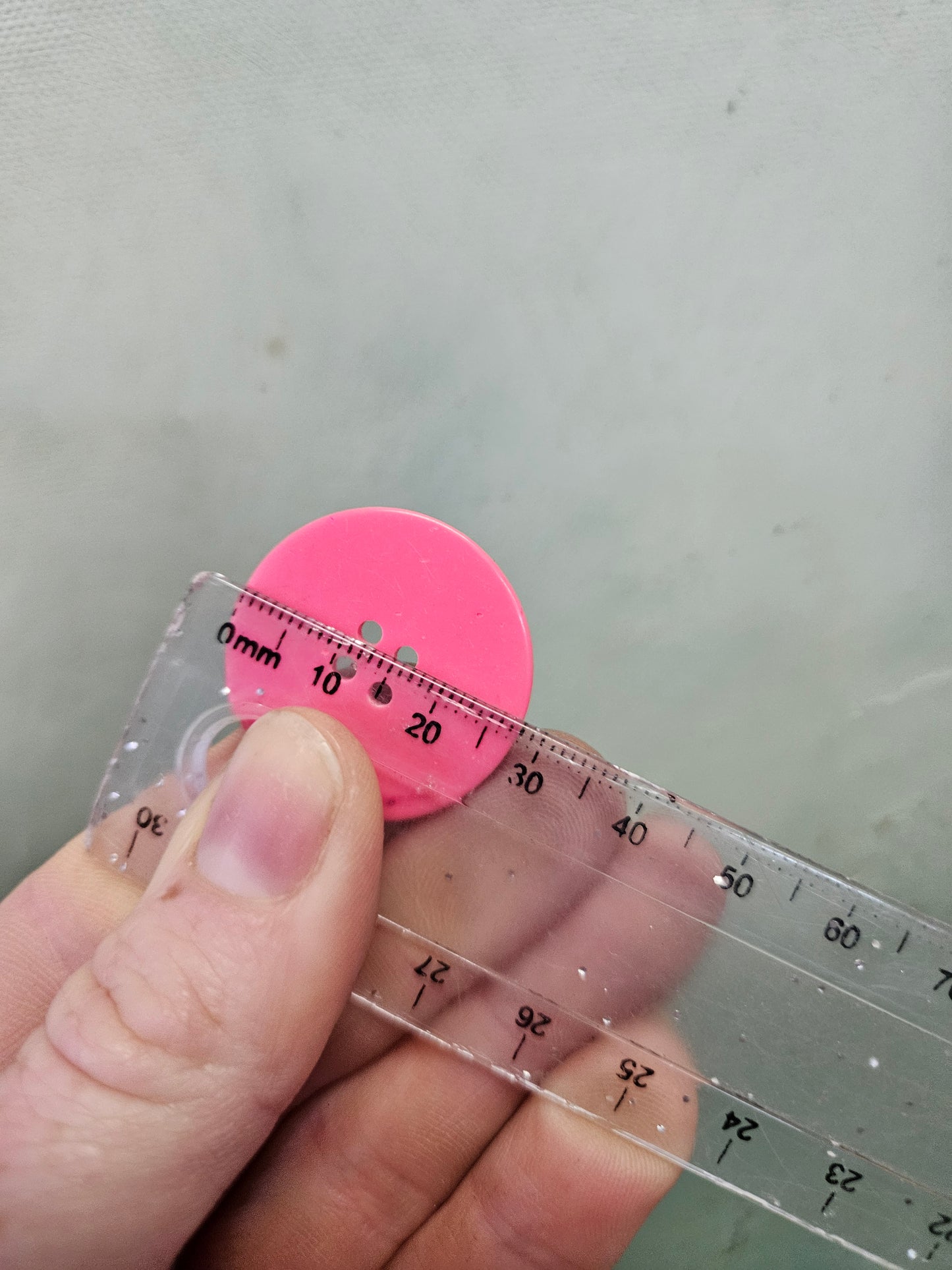 Hot pink buttons