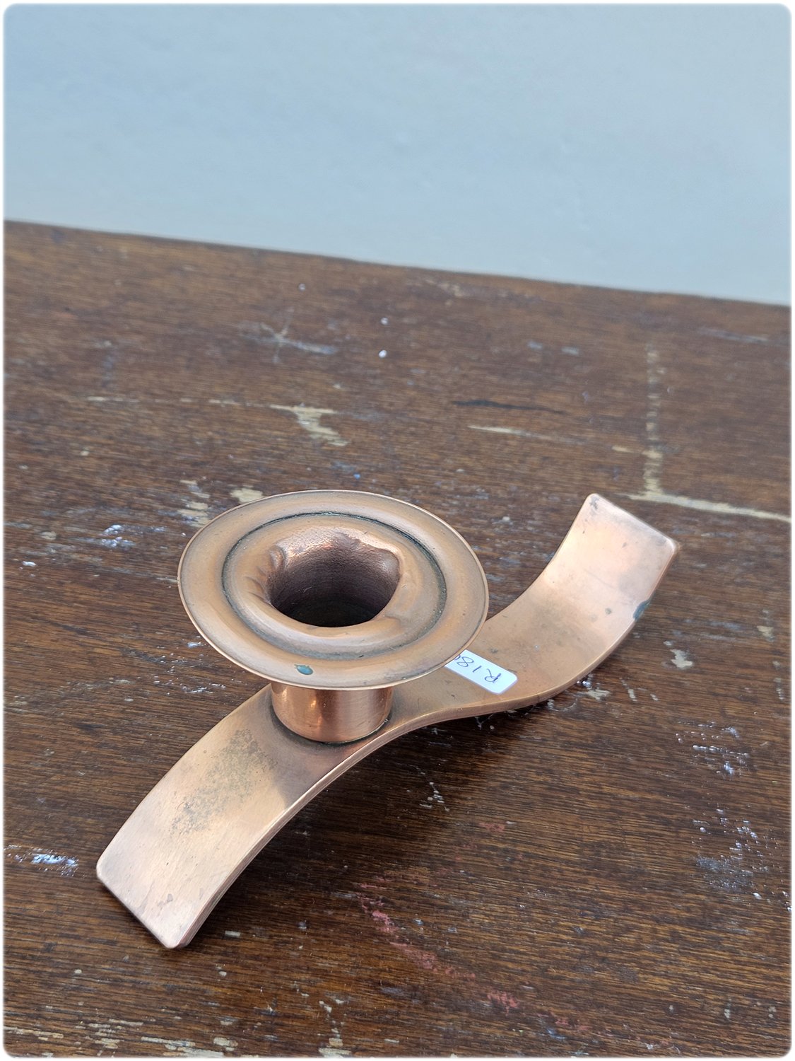 Copper candlestick