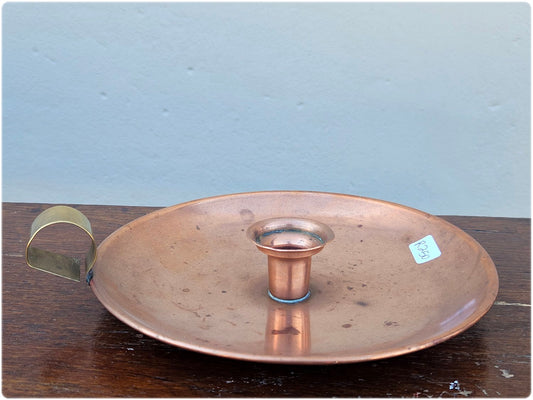 Copper candlestick