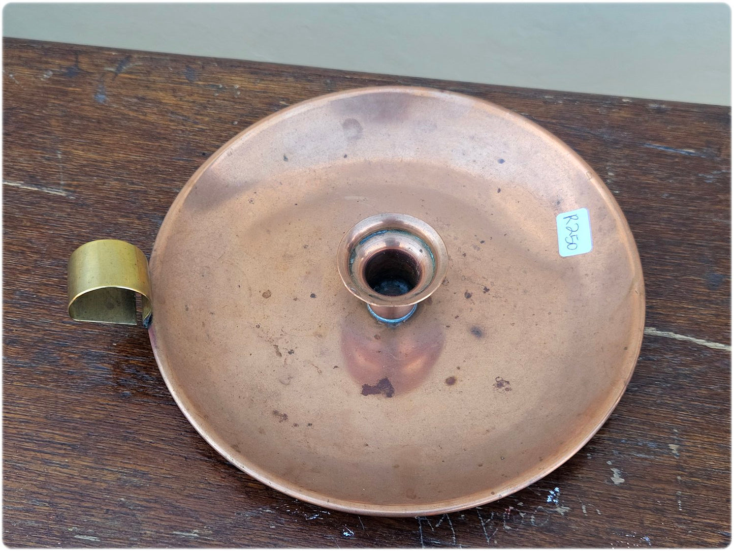 Copper candlestick