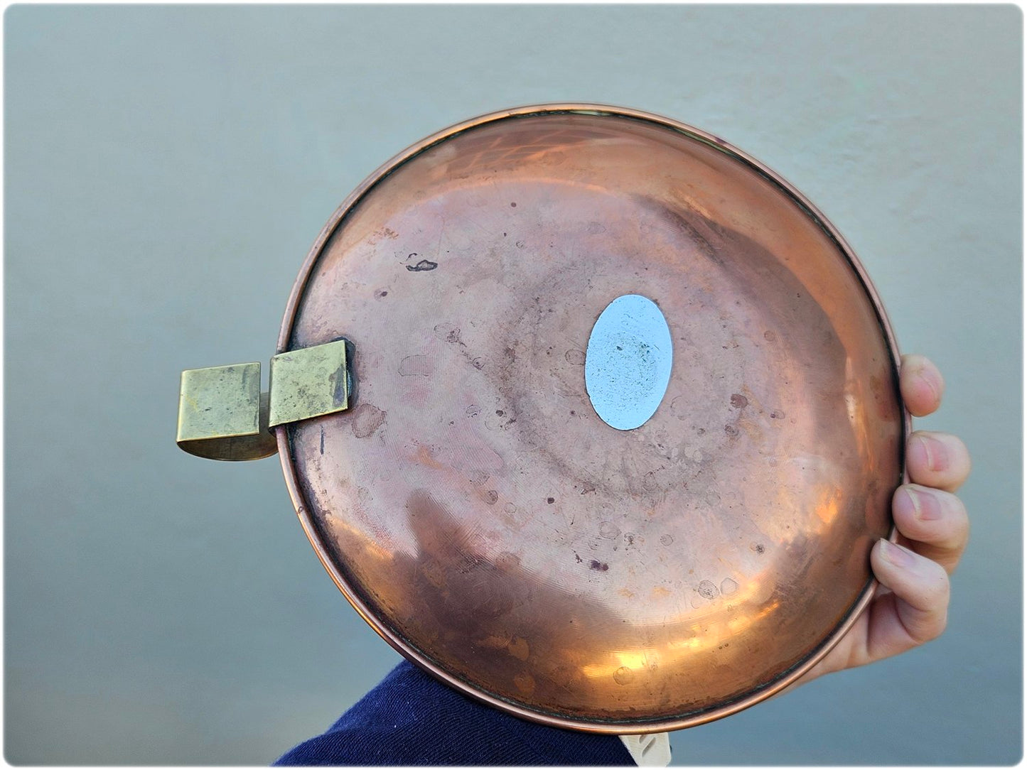 Copper candlestick