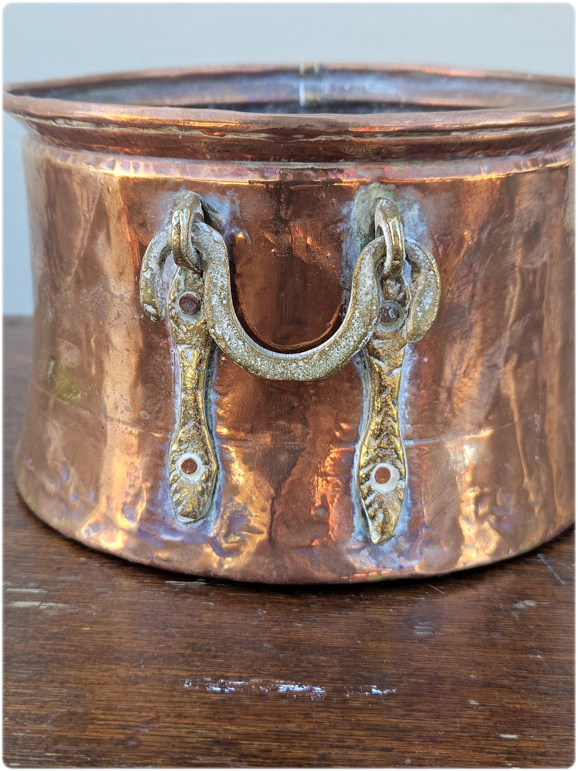 Copper cauldron pot