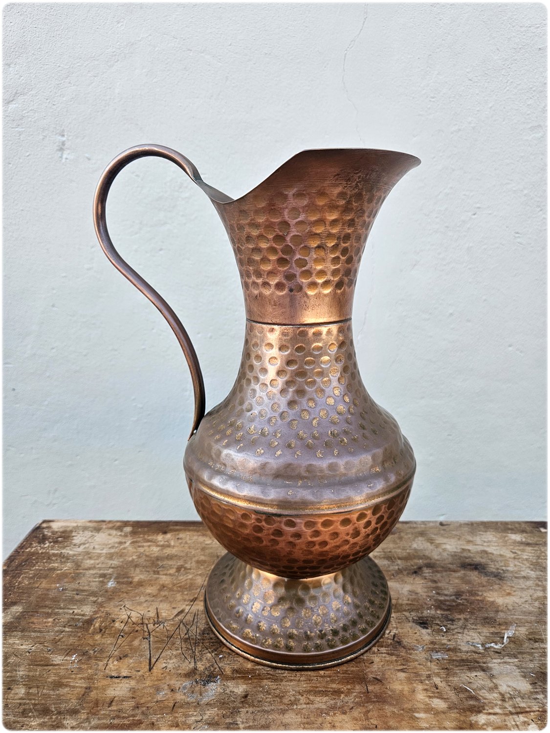 Copper pitcher