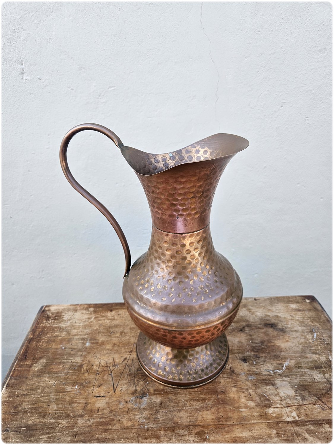 Copper pitcher