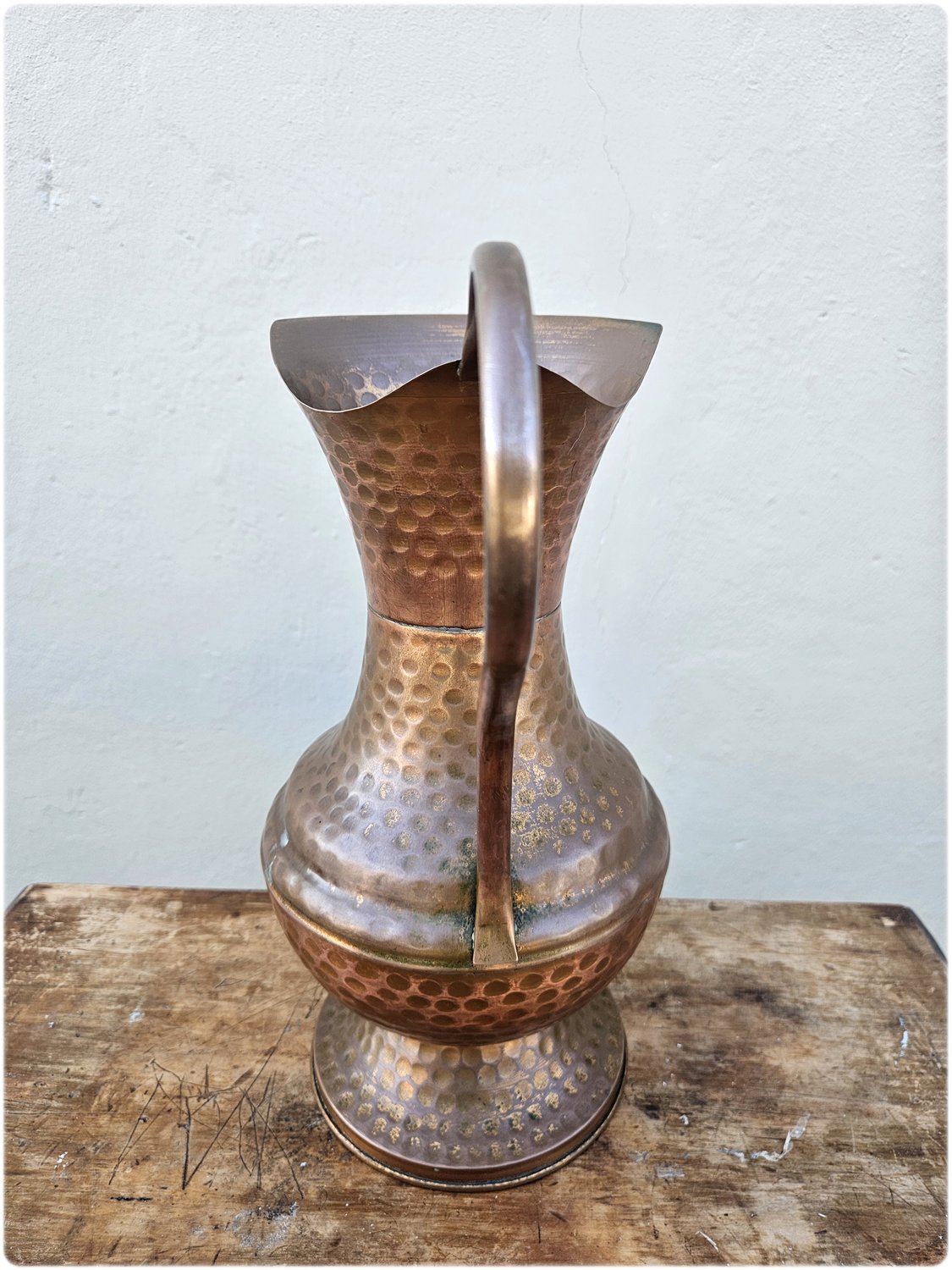 Copper pitcher