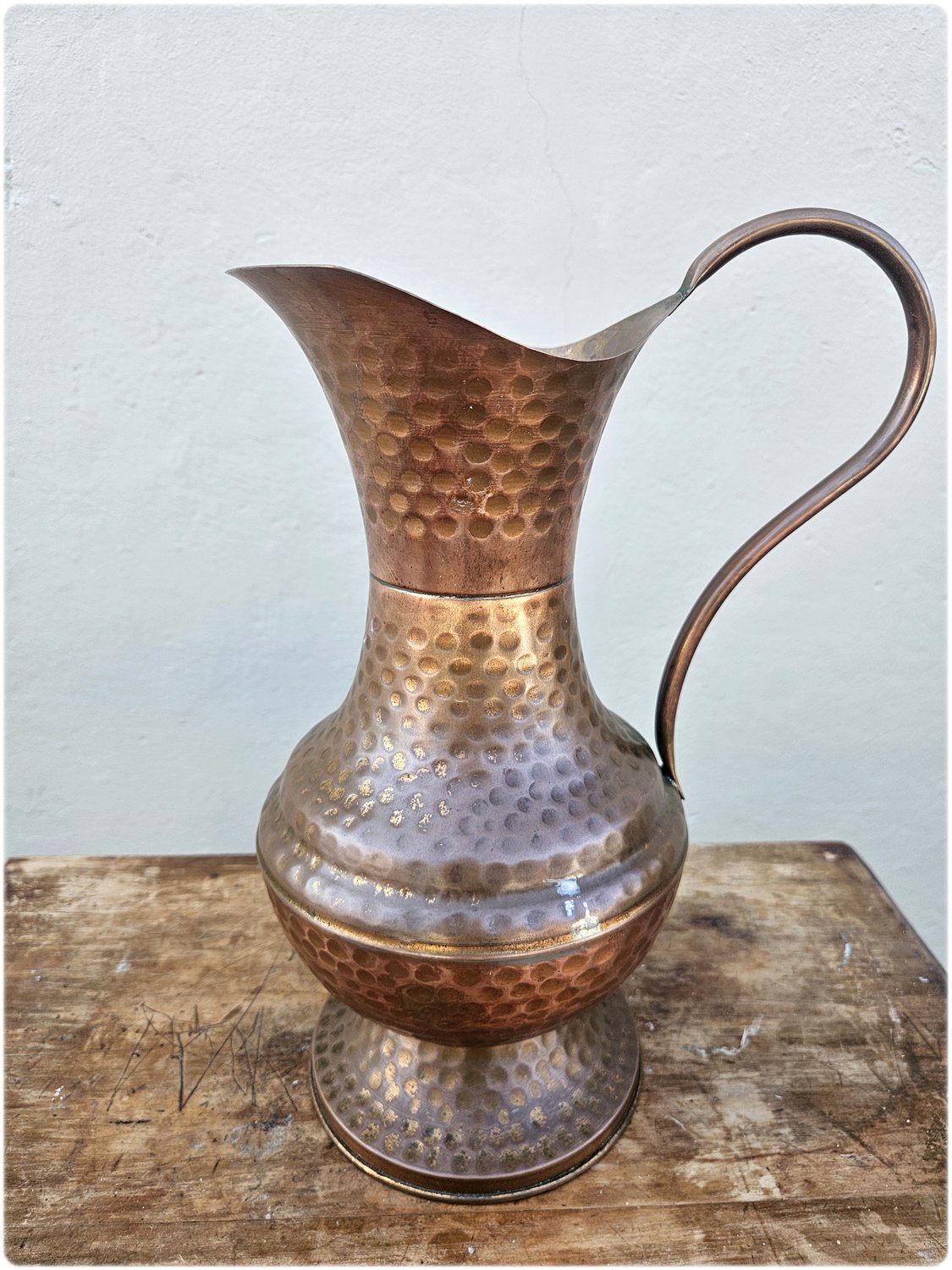 Copper pitcher