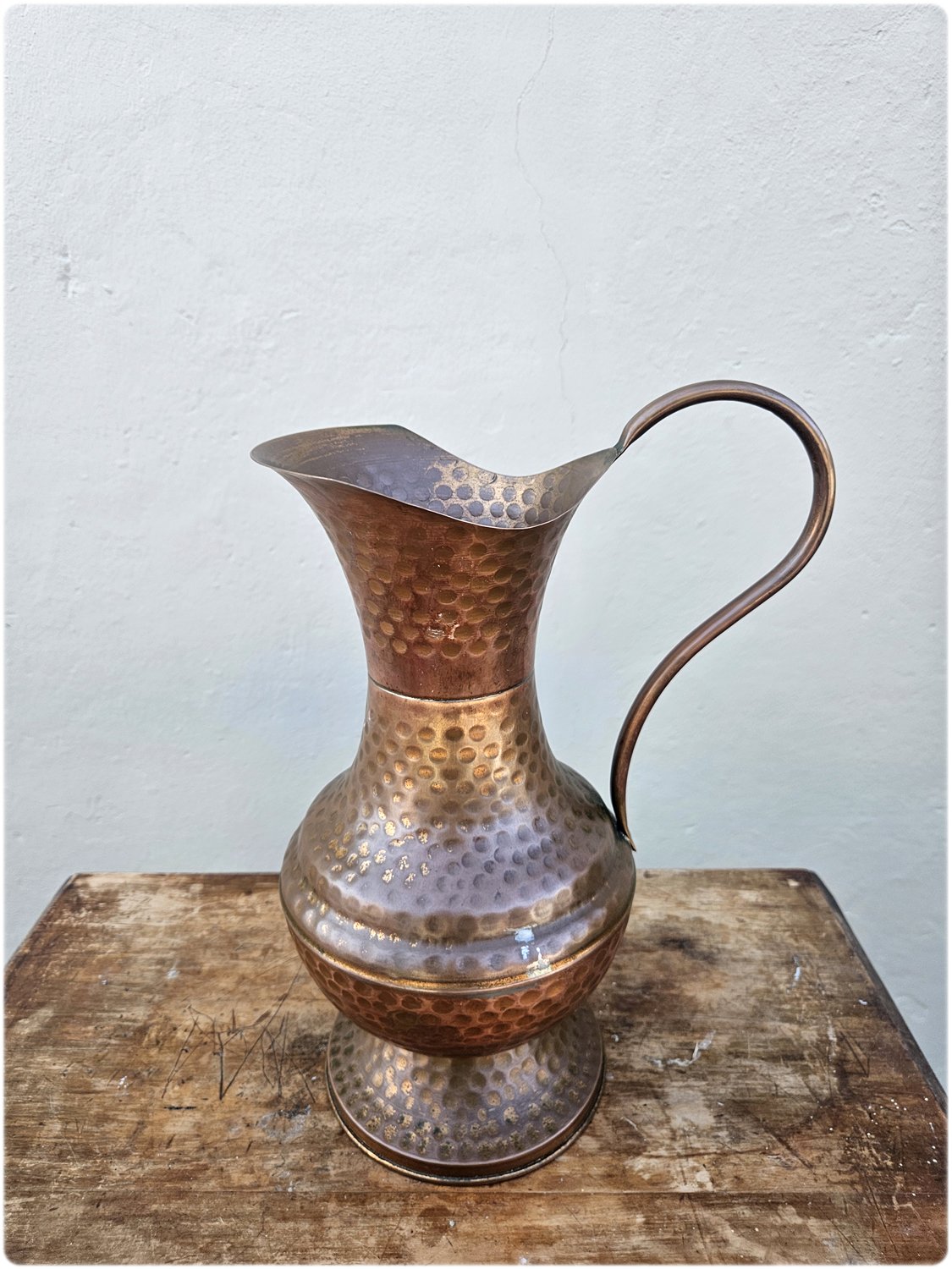 Copper pitcher