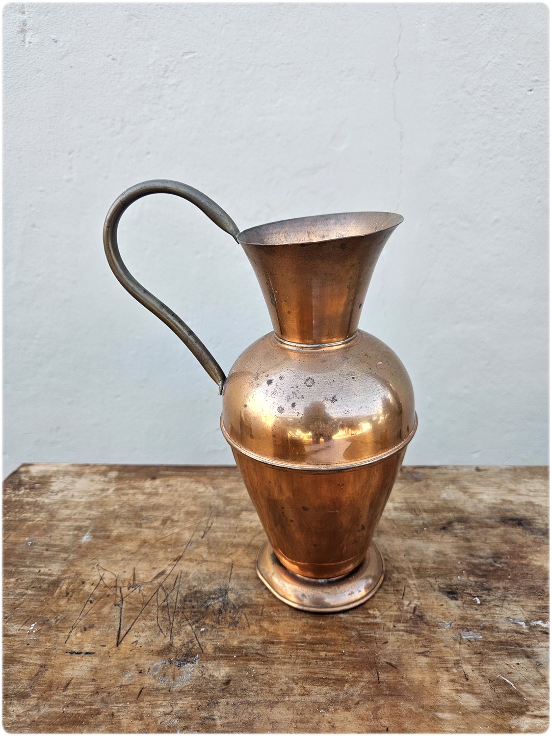 Small copper jug/vase