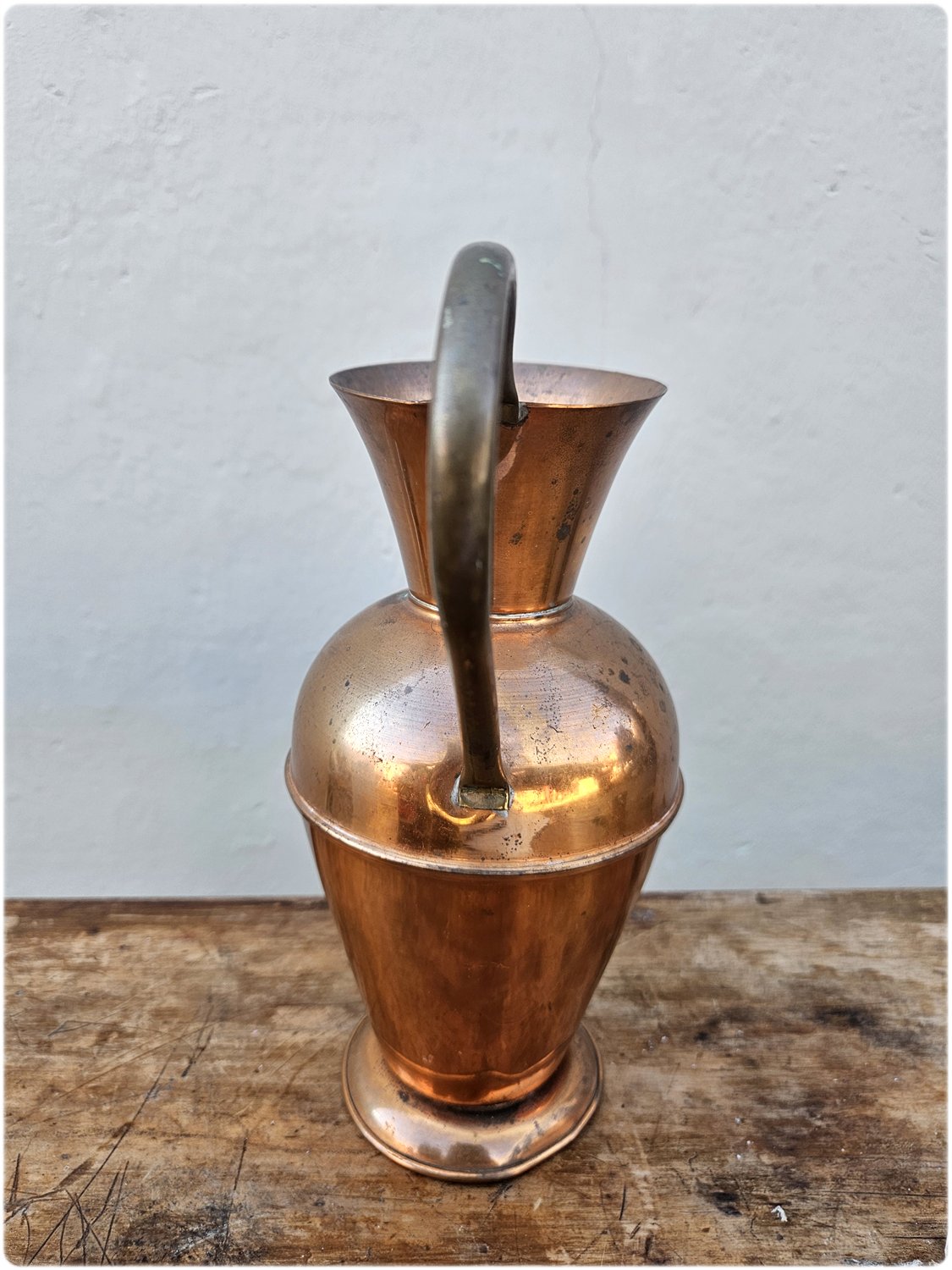 Small copper jug/vase