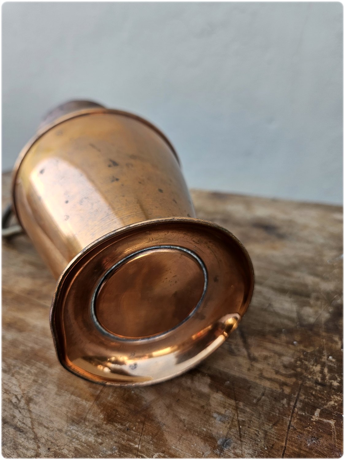 Small copper jug/vase