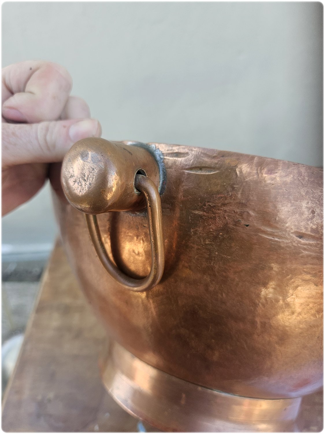 De Klerk copper bowl
