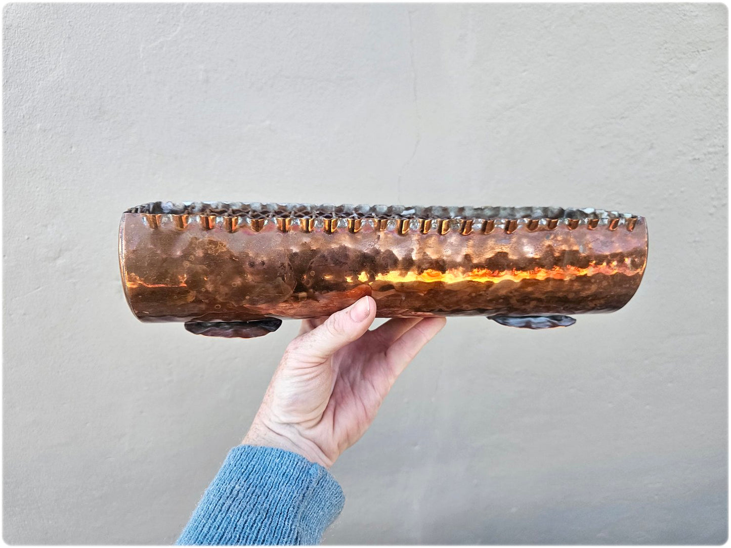 Mid-century copper vase