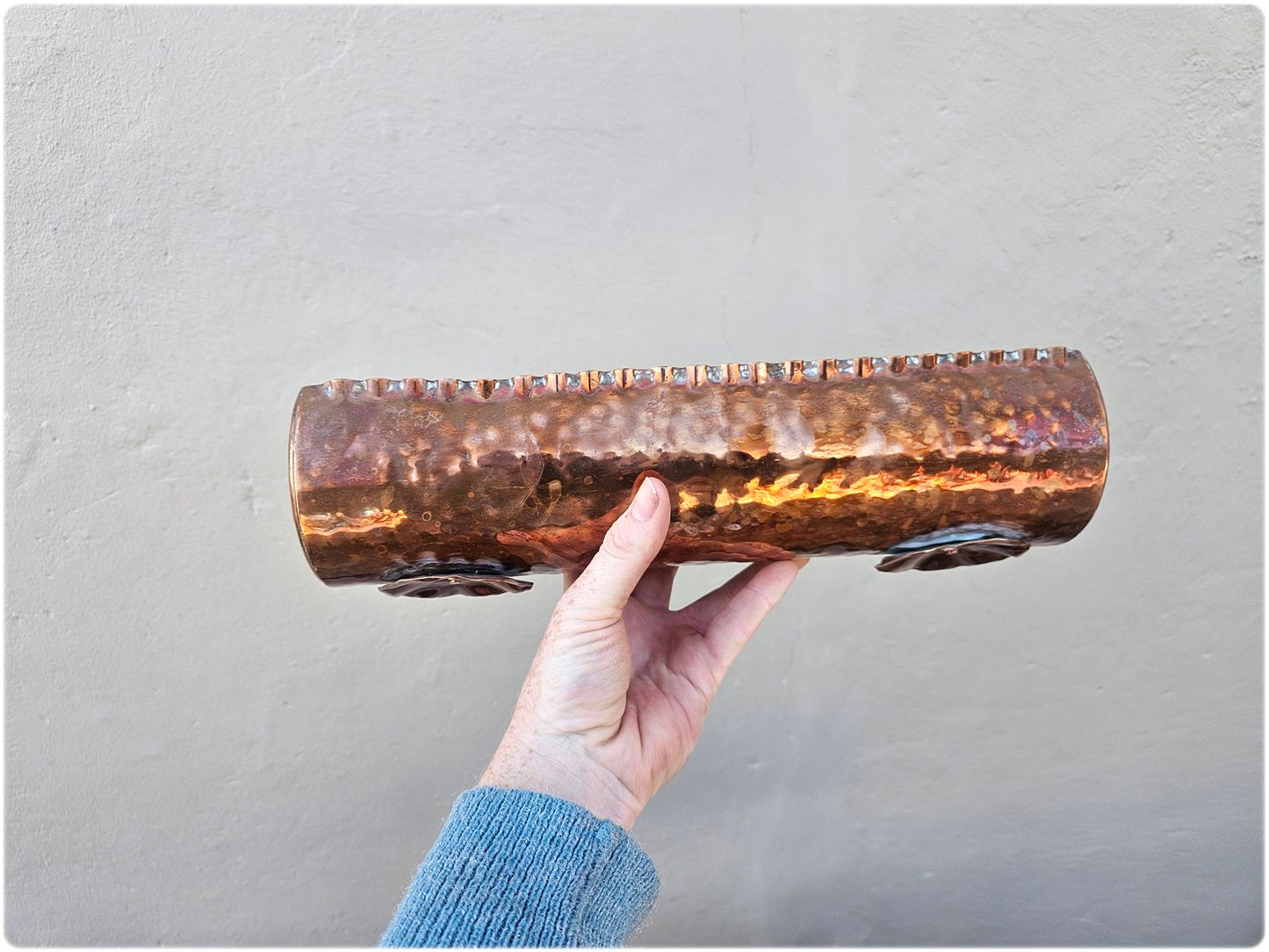 Mid-century copper vase