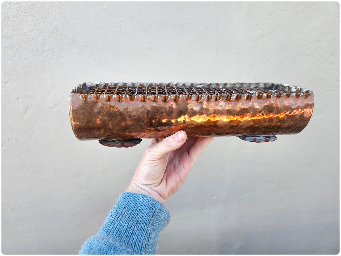 Mid-century copper vase
