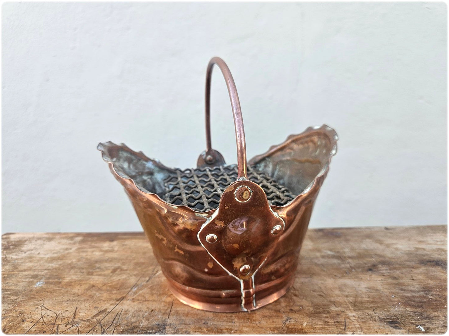 Small copper bucket
