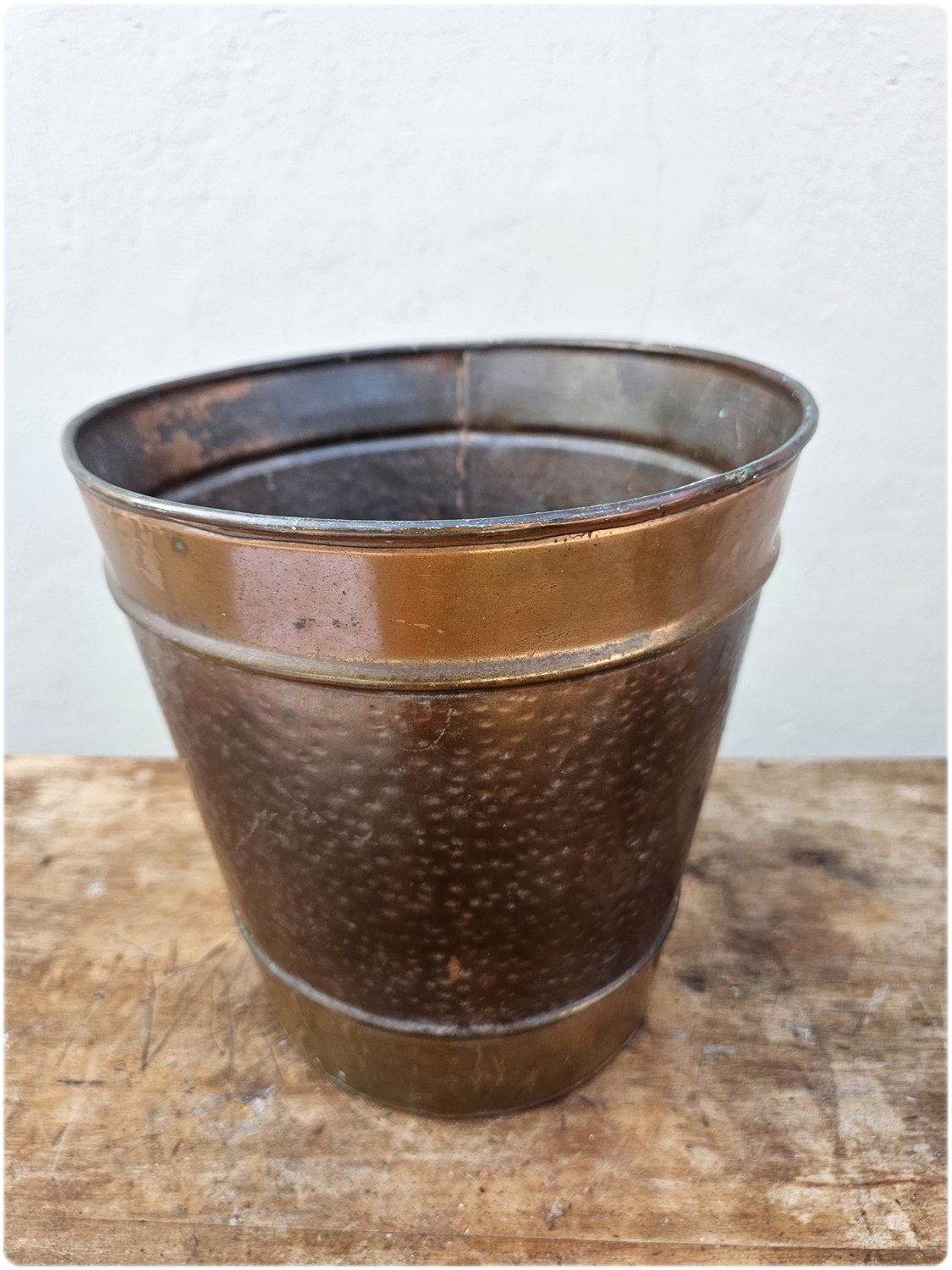 Copper planter