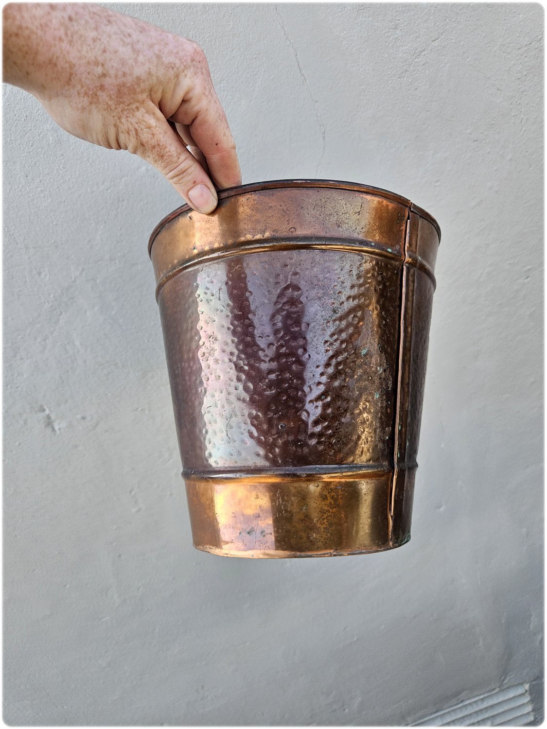 Copper planter