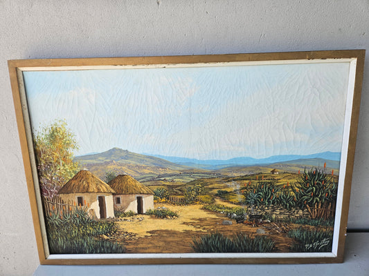 Original Oil Painting by Reg Grattan