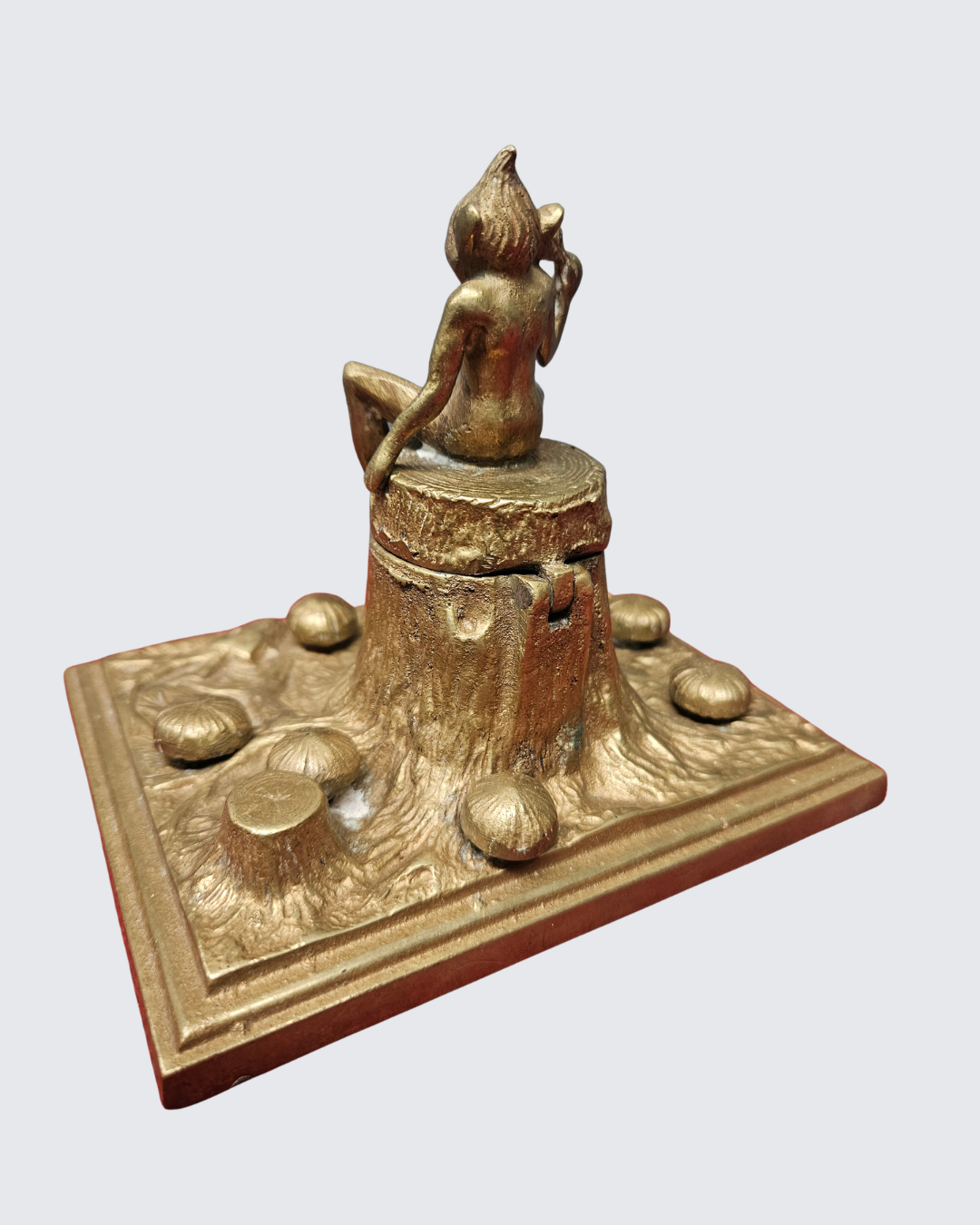 Bronze Goblin inkwell