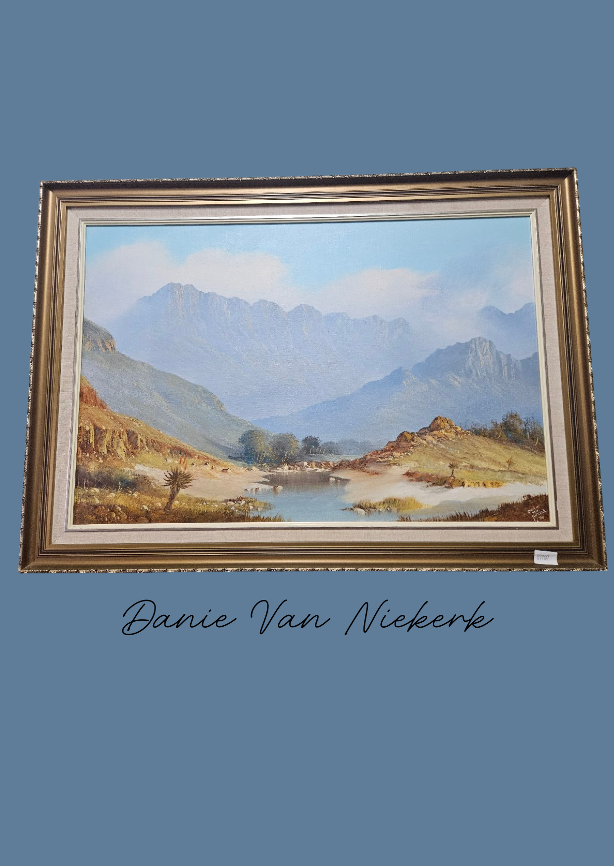 Danie van Niekerk painting