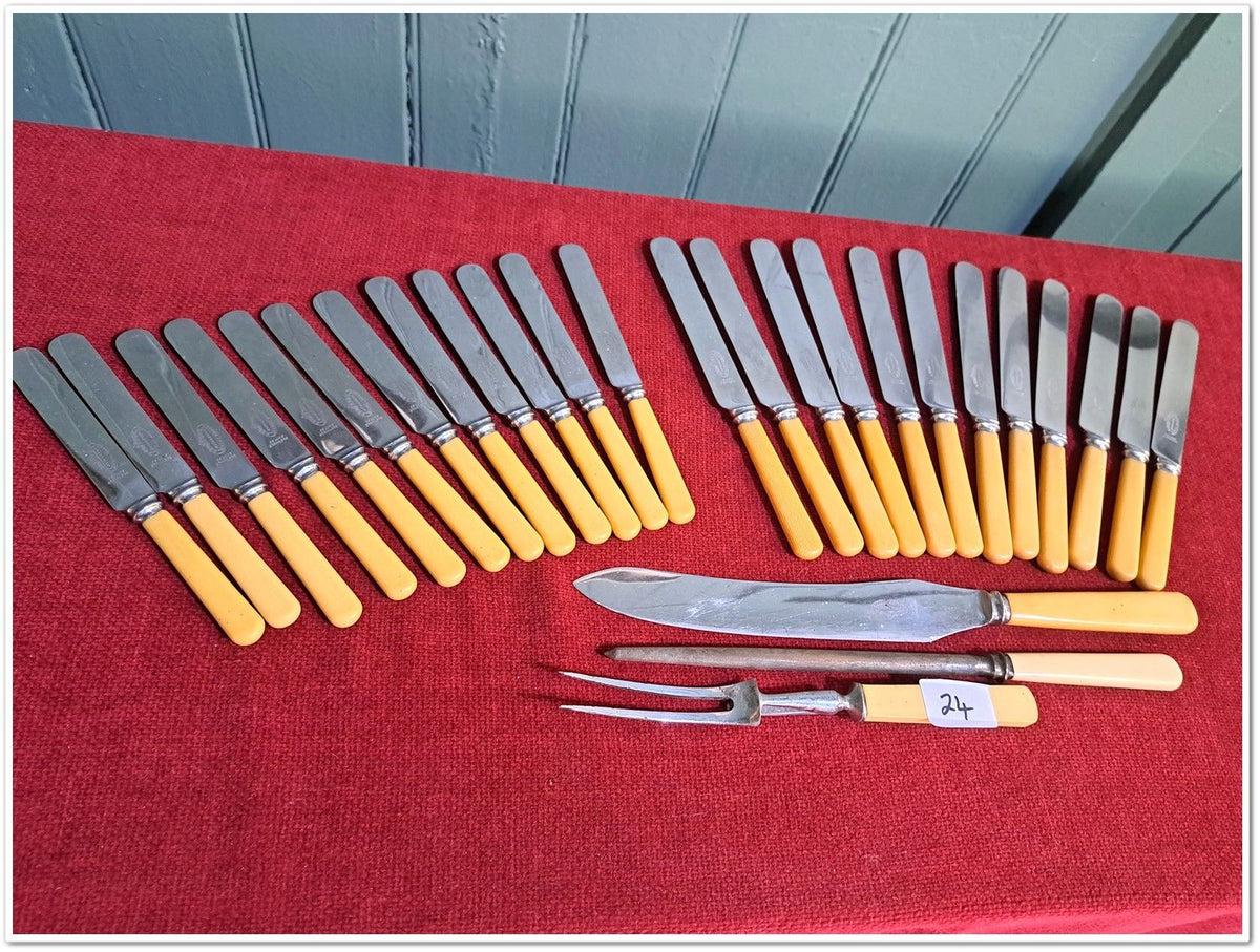 Vintage Sheffield England dinner knives