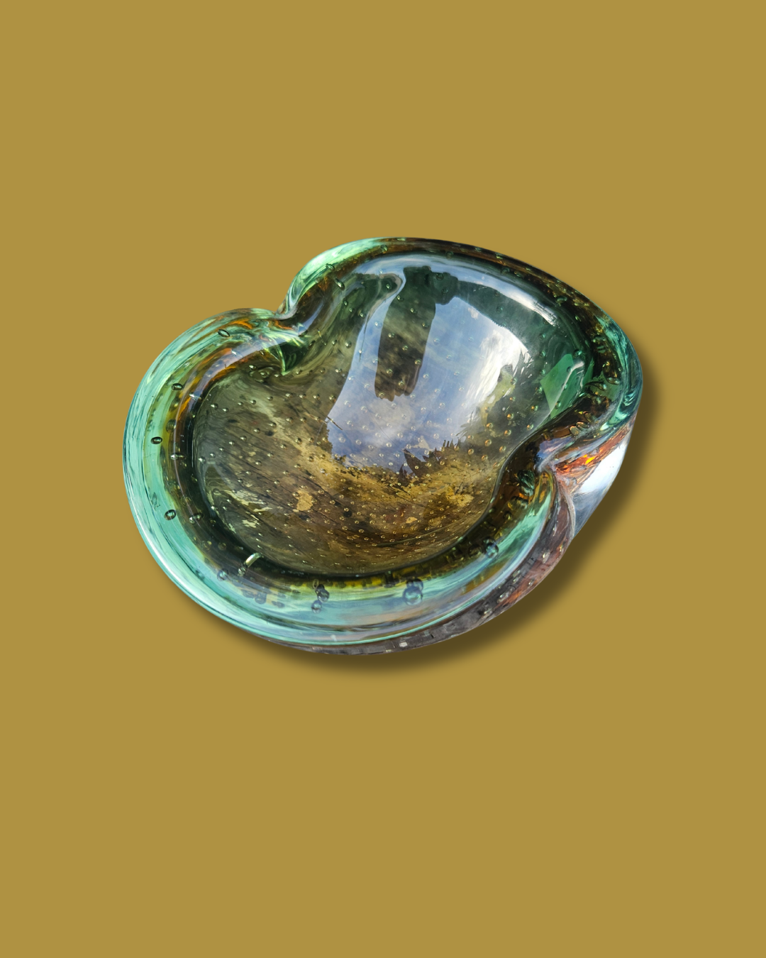 Murano glass ashtray